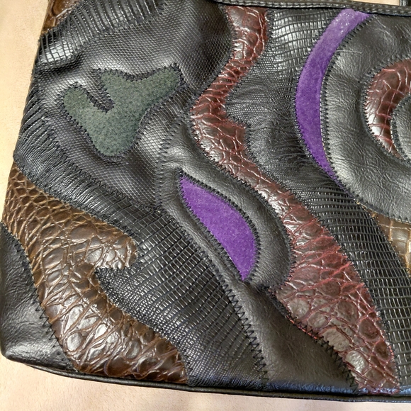 Accessory Works Vintage Multicolor Tote Bag EXCELLENT Condition - Picture 2 of 8